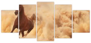 Cválajúci kôň - obraz (Obraz 150x70cm)