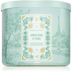 Bath & Body Works Springtime In Paris vonná sviečka 411 g