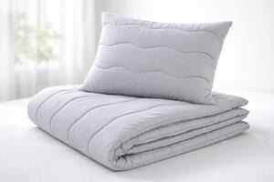 INTERMEDIC SK Celoročný set paplón + vankúš Medical Grey 140×200 / 70×90