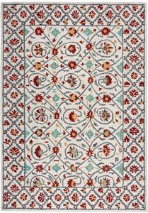 TKANÝ KOBEREC, 160/230 cm krémová, červená Flair Rugs - Online Only bytové doplnky, Online Only