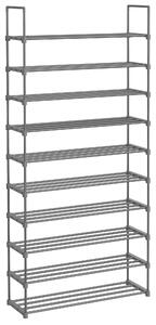 REGÁL NA TOPÁNKY, čierna, 92/194/30 cm - Online Only drobný nábytok, Online Only