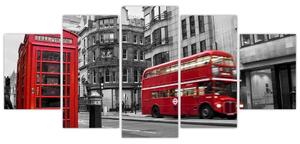 Londýnska ulice - obraz (Obraz 150x70cm)