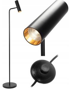Toolight, LED podlahová lampa APP965-1F, čierna matná, OSW-04050