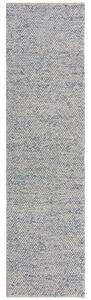 RUČNE TKANÝ KOBEREC, 60/230 cm modrá, krémová Flair Rugs - Online Only bytové doplnky, Online Only