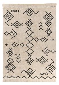 KOBEREC, 160/230 cm krémová, čierna - Online Only bytové doplnky, Online Only