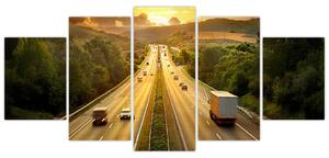 Diaľnica - obraz (Obraz 150x70cm)
