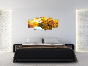 Jesenná krajina - obraz (Obraz 150x70cm)