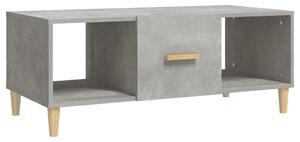 Konferenčný stolík betónovo sivý 102x50x40 cm kompozitné drevo