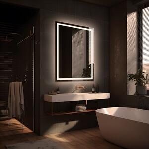 LED zrkadlo Moderna 50x70cm teplá biela
