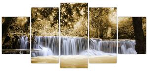Vodopády - obraz (Obraz 150x70cm)