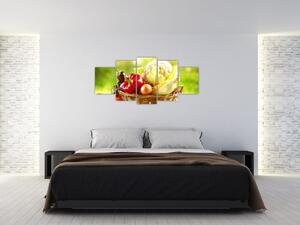 Kôš so zeleninou - obraz (Obraz 150x70cm)