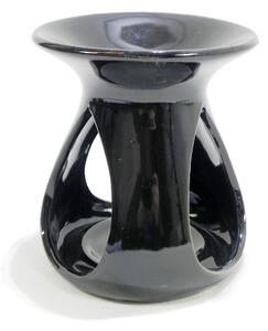 Čierna aromalampa 11 cm
