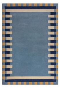 VLNENÝ KOBEREC, 200/290 cm modrá, žltá Flair Rugs - Online Only bytové doplnky, Online Only