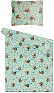 Sleepwell Obliečky mikroplyš Mačky a Balóny, 140 x 200 cm, 70 x 90 cm