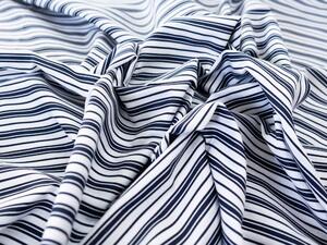MKLozkoviny.sk Bavlnené obliečky Renforcé – Stripes Blue, 140 × 200 cm / 70 × 90 cm