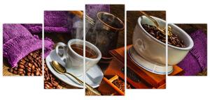 Kávový mlynček - obraz (Obraz 150x70cm)