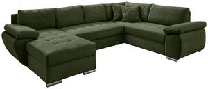 SEDACIA SÚPRAVA, textil, tmavozelená P & B - Sedačky, Online Only