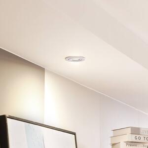 Arcchio LED stropné svietidlo Eliar round white otočné, Biela / opálová, Obývacia izba / jedáleň, Hliník, Moderný, Zapustené stropné svietidlo