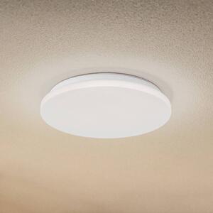 Lindby LED vonkajšie stropné svietidlo Kirkola, 3000 K, Ø 34 cm, biele
