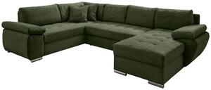 SEDACIA SÚPRAVA, textil, tmavozelená P & B - Sedačky, Online Only
