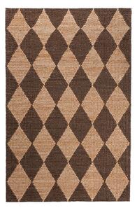 RUČNE TKANÝ KOBEREC, 120/170 cm tmavohnedá Flair Rugs - Online Only bytové doplnky, Online Only