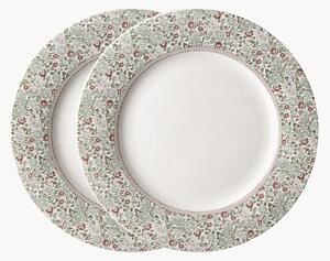 Porcelánové raňajkové taniere Flat, 2 ks