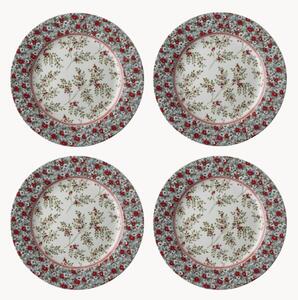Porcelánové dezertné taniere Gift, 4 ks