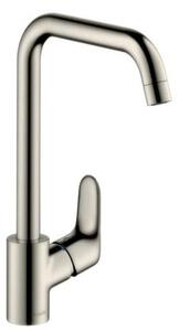 Drezová batéria Hansgrohe Focus s otočným ramienkom vzhled nerezu 31821800