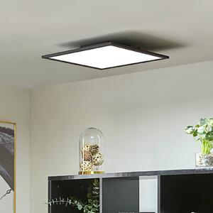 Lindby LED panel Lamin, čierny, 40 cm, CCT, stmievateľný, diaľkové ovládanie