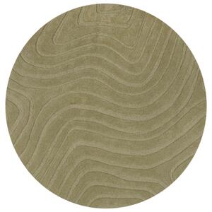 VLNENÝ KOBEREC, 160/160 cm zelená Flair Rugs - Online Only bytové doplnky, Online Only