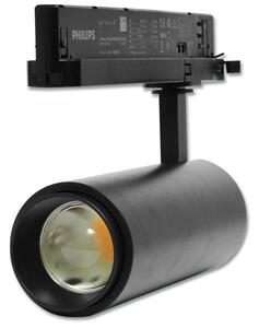 LED svietidlo pre lištový systém 30W, (3f) 15-60st., 4100K, čierne (TR-TL-30W/CR/NA)
