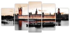 Panorama Londýna - obraz (Obraz 150x70cm)