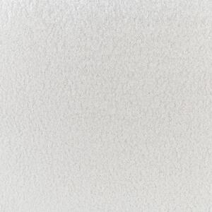 Leňoška biela čalúnená 2-miestna ľavostranná retro minimalistický štýl