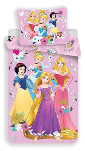 Jerry Fabrics Bavlnené obliečky Princess pink 02 140x200/70x90 cm