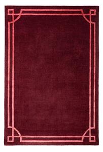 VLNENÝ KOBEREC, 120/170 cm tmavočervená Flair Rugs - Online Only bytové doplnky, Online Only