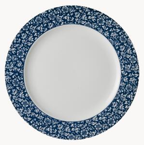Porcelánové plytké taniere Sweet Alyssum, 4 ks