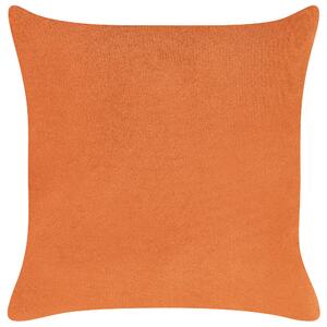 Leňoška oranžová zamatová 2-miestna ľavostranná retro minimalistický štýl