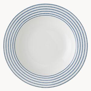 Porcelánové hlboké taniere Candy Stripe, 4 ks
