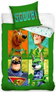 Detské obliečky Scooby Doo Zelená štvorka 140x200/70x90 cm