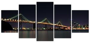 Most cez rieku - obraz (Obraz 150x70cm)