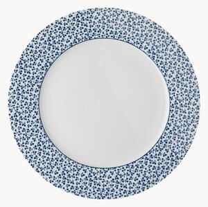 Porcelánové plytké taniere Floris, 4 ks