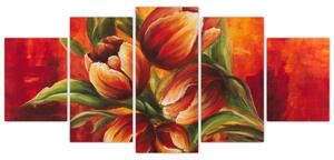 Obraz tulipánov na stenu (Obraz 150x70cm)
