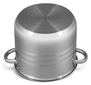 6 kusová sada hrncov MaxiHome- matná sivá