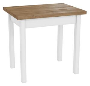 Malý jedálenský stôl Odise 60 x 80 cm Alaska bílá