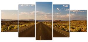 Panorama cesty - obraz (Obraz 150x70cm)