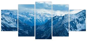 Panoráma hôr v zime - obraz (Obraz 150x70cm)