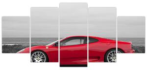 Červené Ferrari - obraz (Obraz 150x70cm)