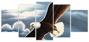 Obraz letiaceho orla (Obraz 150x70cm)