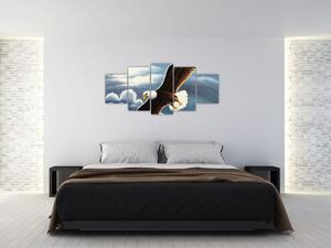 Obraz letiaceho orla (Obraz 150x70cm)