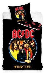 Bavlnené obliečky AC/DC Highway 140x200/70x90 cm